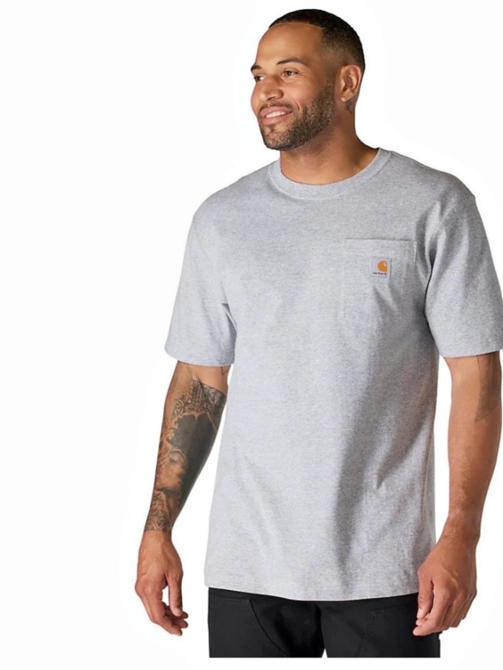 NWOT Carhartt K87 Pocket Tee Heather
Gray Original Fit Loose Fit XL